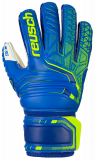 Reusch Attrakt SG Open Cuff Finger Support Junior 5072811 4940 blue yellow front